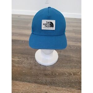 The North Face Men's‎ Hat Flexfit Patch Logo Blue One Size #5